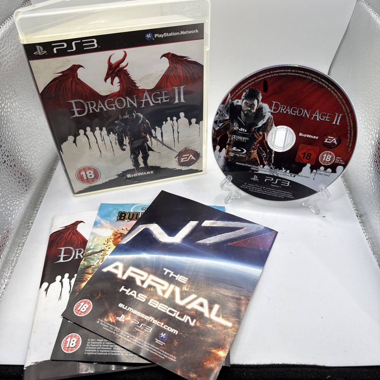 Dragon Age II 2 PS3 Game Game With Manual PlayStation 3 Game