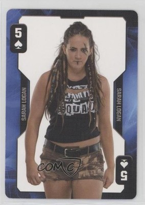 2019 Aquarius WWE Divas Evolution Playing Cards Sarah Logan #5S 0c3