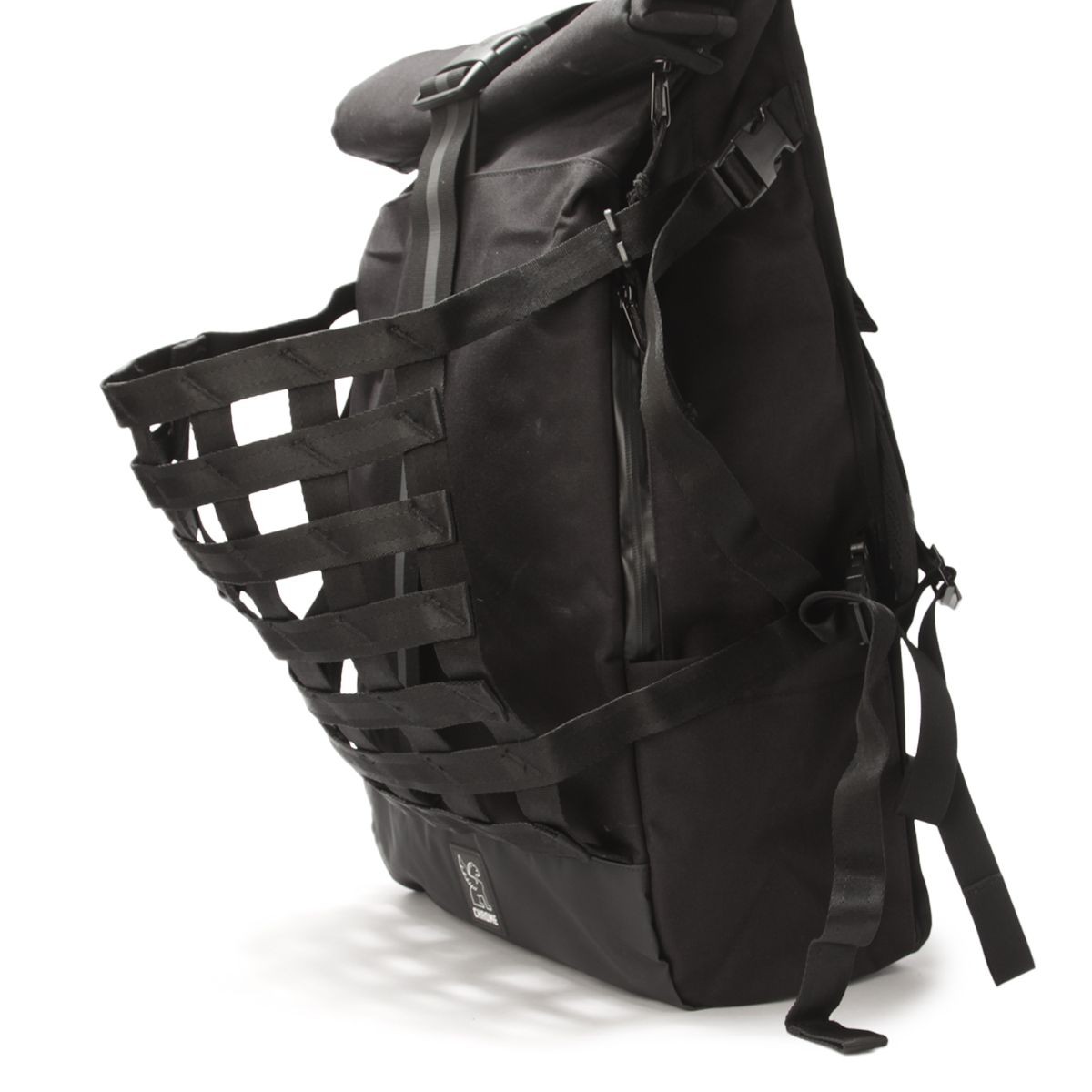 Chrome BARRAGE 34L Waterproof Roll Top Backpack Black Nylon