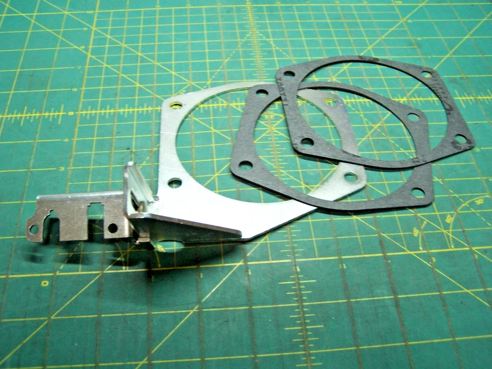 Corpo do acelerador LS 102mm 4 parafusos, suporte do cabo do acelerador, cabo do acelerador, juntas - Imagem 2 de 4