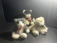 Boyds Bears  Friends "Java B. Bean" And Two Other Kitty Cats. Lot