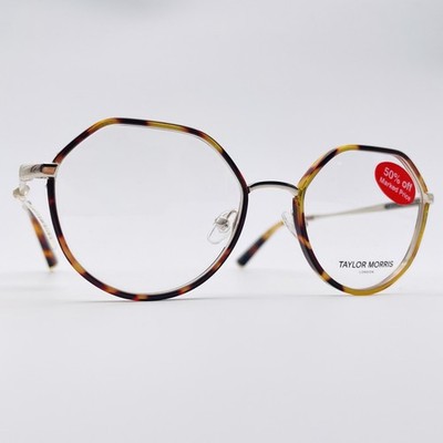 TAYLOR MORRIS Brille TORTOISE ROUND Brillengestell MOD: TM030 C4