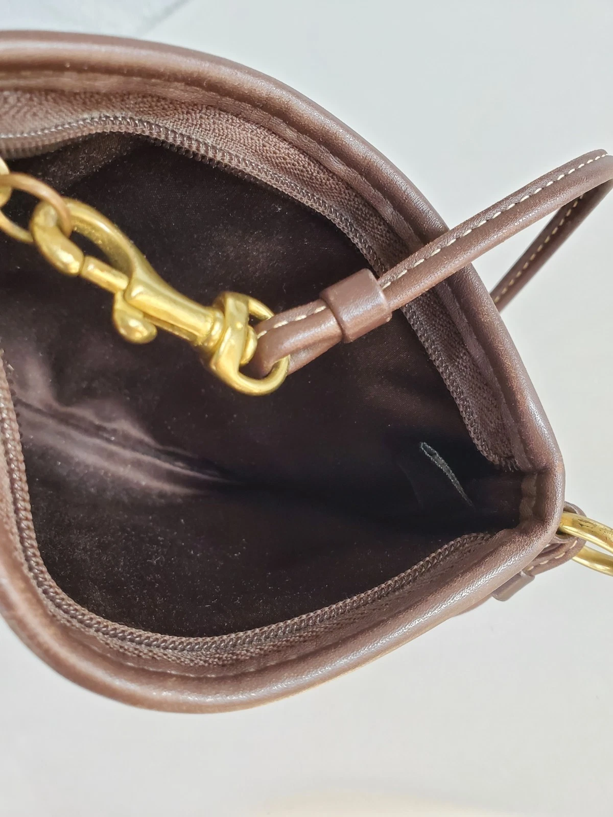 Bracciale Coach Signature kaki e marrone cioccolato donna