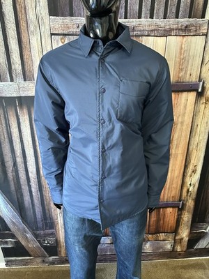 Men s Outerknown Blue Button Snap Evolution Econyl Jacket Size Medium NWOT