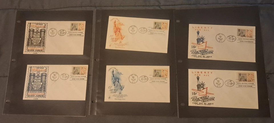 US Cover Air Mail Liberty For All FDC 1955 1959 *Lot of 12* - Image 2 of 3