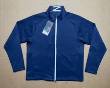 Zero Restriction Men’s L Z500 Jacket Tour Series Full Zip Navy NWT