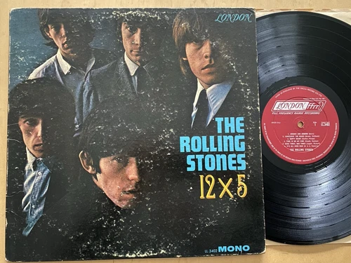 THE ROLLING STONES- 12 X 5 1964 MONO LONDON LL.3402 FFRR CLASSIC BLUES ROCK G+