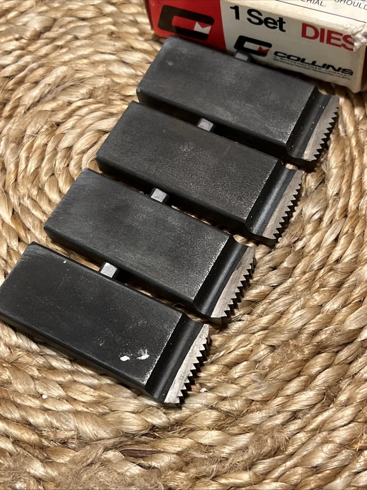 Collins Rothenburger # 12779  1” to 1-1/4” Stainless NPT HSS Thread Dies (C2) - Image 2 of 4