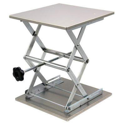HFS(R) Plate 12x12''Overall Height 15'' Lab Jack Scissor Stand Platform 25KG/55lbs