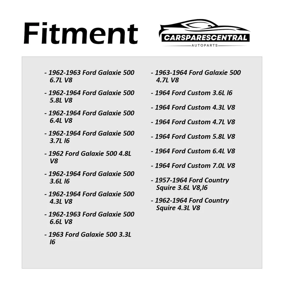 Regulador de voltaje para Ford Fairlane 2,8 L 1962-1964 Ford Fairlane 3,6 L 1957-1963 Foto 3 de 4