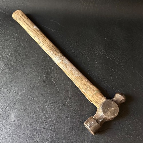 VINTAGE 1/2 LB BALL PEIN PEEN HAMMER HEAD HAND TOOL MADE IN ENGLAND? - Picture 7 of 8