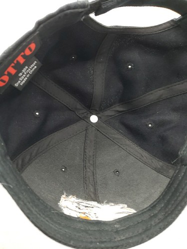 OREGON STATE BEAVERS CAP HAT BLACK ONE SIZE 85% ACRYLIC 15% WOOL ADJ HOOK LOOP - Picture 8 of 9