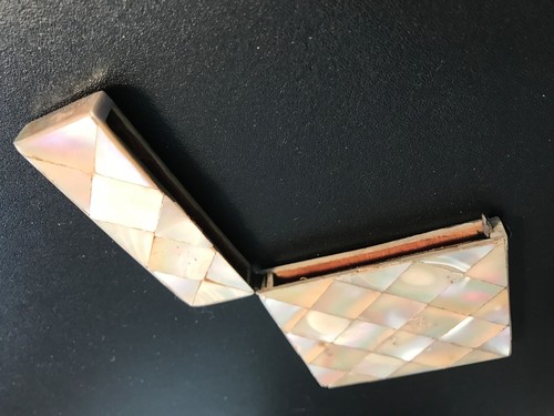 Mother of Pearl Box, Card Holder French Art Deco 1920's - Picture 9 of 12