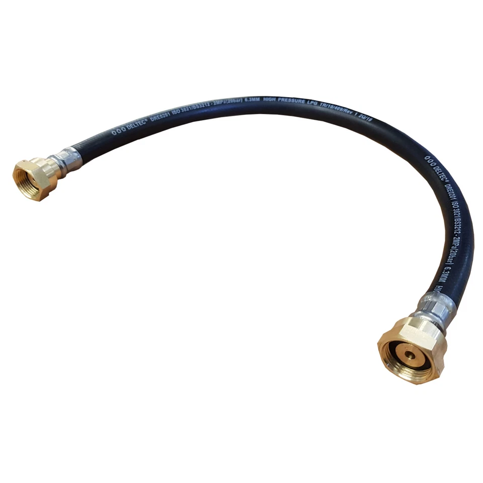 SMART OUTDOORS 50cm BUTANE LPG CALOR GAS CHANGEOVER PIGTAIL M20 BOTH ENDS caravan motorhome