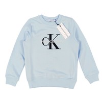 Calvin Klein Jeans Kinder Sweatshirt Monogram Logo Sheer Blue / 6 (116) /