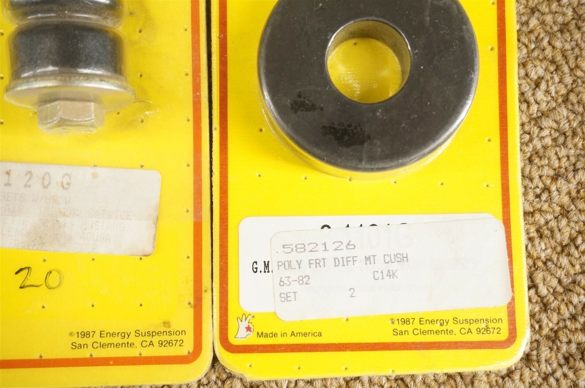 Energy Suspension Differential Bushings 63-82 Corvette 3.1101G Energy Suspension Differential Bushings 63-82 Corvette 3.1101G