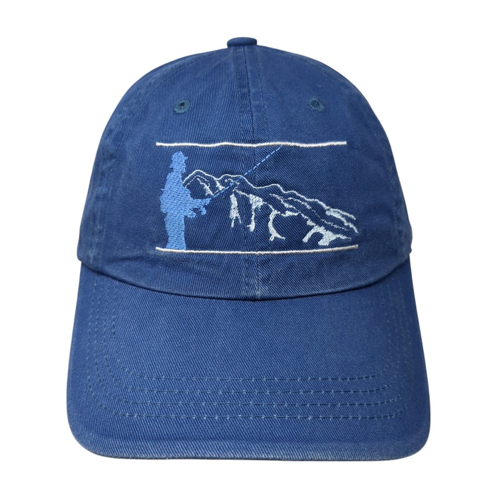 Portneuf River Outfitters Strapback Hat Blue One Size Port Authority