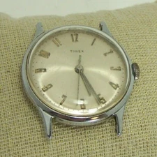 Vintage Men's Timex Manual Wind Watch for Parts/Repair/Restore, Runs