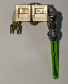 Lego Star Wars mini figure Yoda with light saber set 75017-1 near mint