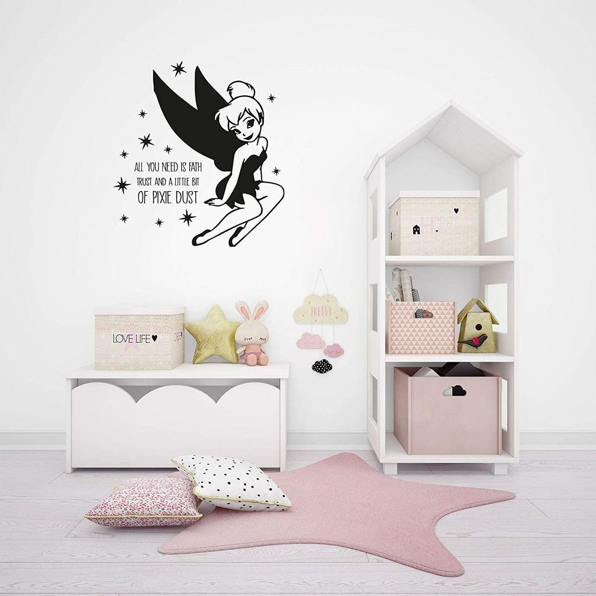 "Dream Big Little One" Lion King Wall Decal | 20x20 Inch Simba Night Sky Quote Sticker | Kids Room Decor - View #13