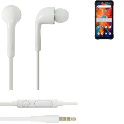 Kopfhörer für UMIDIGI Bison X10 headset Ohrstöpsel in ear plug weiß