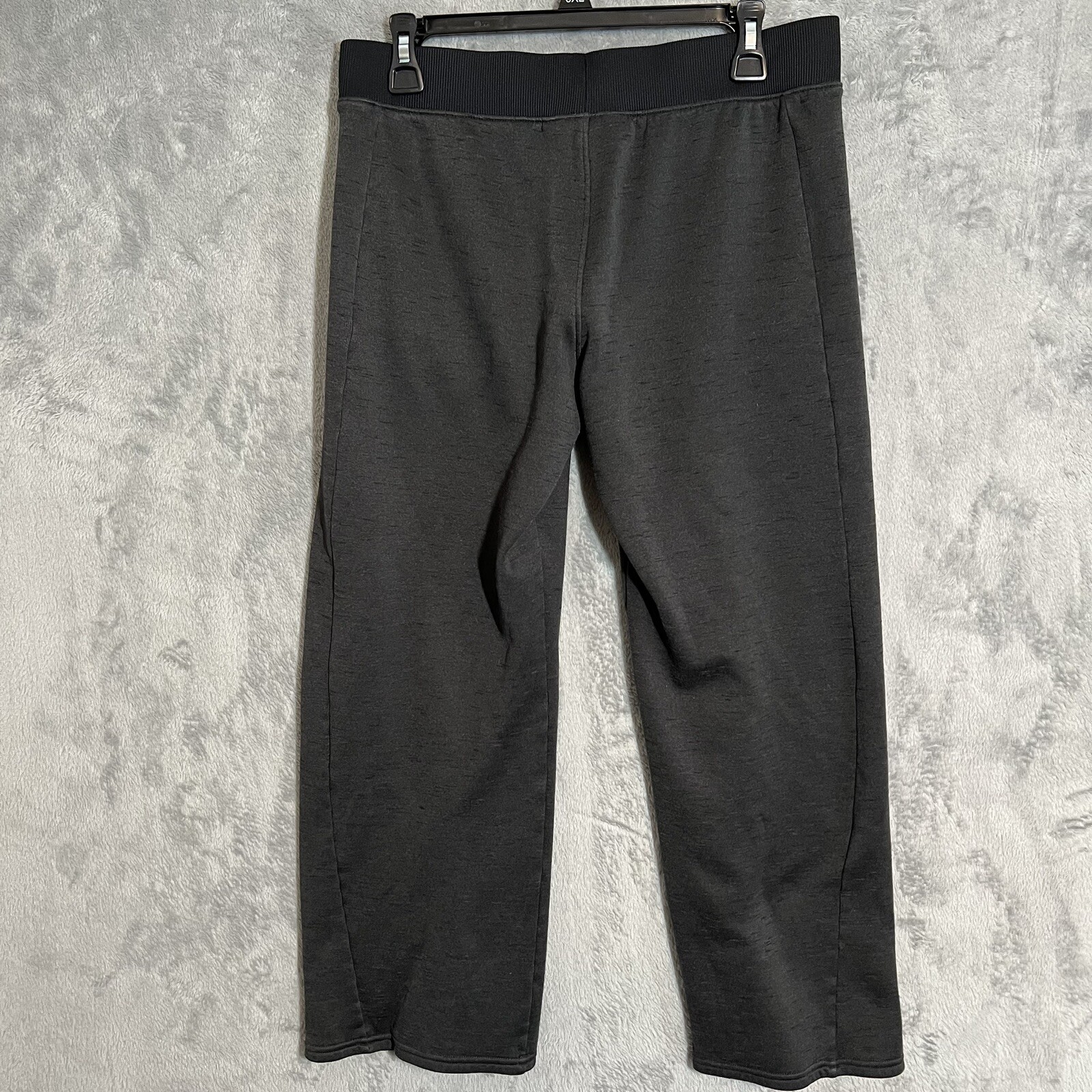 Under Armour Coldgear Fleece Open Sweatpants Loose Fit Charcoal Women's Size M thumbnail 4