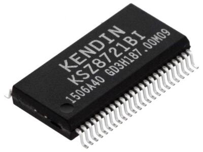 KSZ8721BI IC: Transceiver 10/100Base-T MDC,MDI,MDI-X,MDIO,MII,RMII MICROCHIP (MI