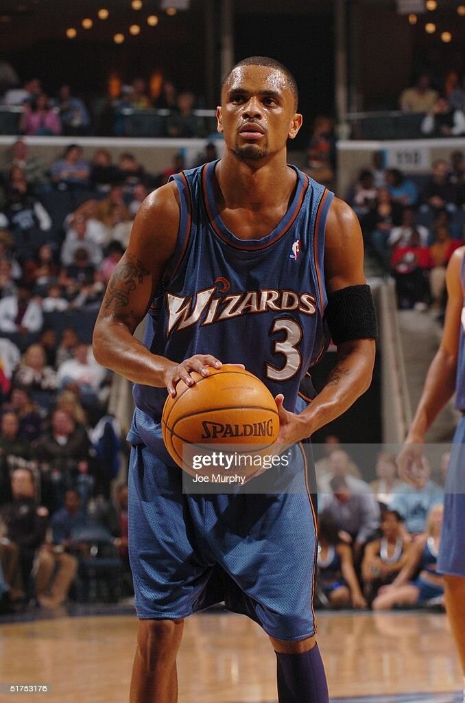 Authentic Juan Dixon Washington Wizards NBA Jersey Nike Sz