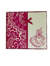 Vera Bradley Baby Book Twirly Birds Pink White Original Box Unused - NEW OTHER