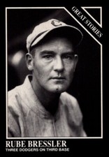  BASEBALL CARD  CONLON THE SPORTING NEWS RUBE BRESSLER GREAT STORIES 