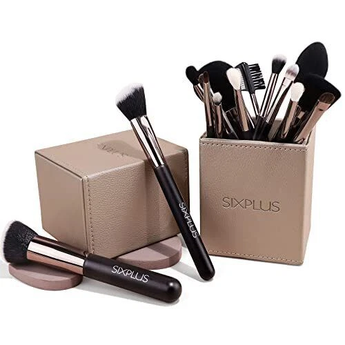 Brochas de Maquillaje Sixplus Brown