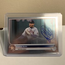 Topps Chrome 2022 Jose Siri Rookie Auto RA-JS 