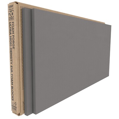 FOAM FORGE Ultra High Density EVA Foam Blocks - Perfect for thick cosplay props!