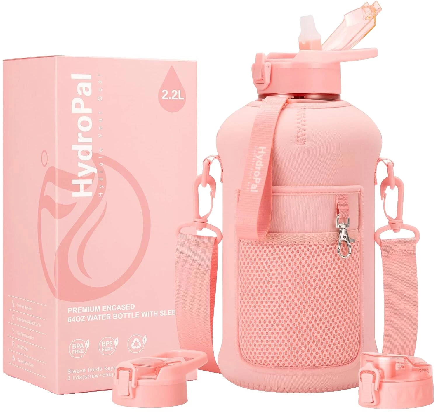 Black Plastic Vacuum Water Bottles