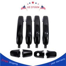 23236150 Door Handles Fit 2014-2018 Silverado Sierra Gloss Black Painted 4pcs