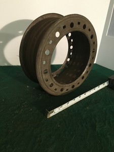 Vintage Iron Round Stove Pipe Chimney Thru Ceiling Metal Fitting