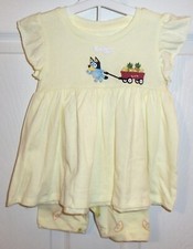 Toddler Girls Bluey Short Set Size 18 months NEW