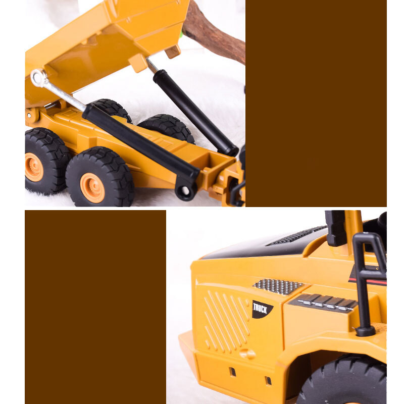 1/50 Articulated Dump Truck Toy Construction Vehicle Diecast Toy