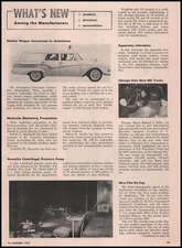 1957 Ford Station Wagon Ambulance Auto Conversion Birmingham MI Article Print Ad