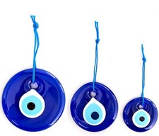 Turkish Blue Evil Eye Wall Hanging Ornament - Nazar Beads - Ojo