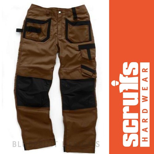 Scruffs Brown Pro Trousers / Work Cargo 