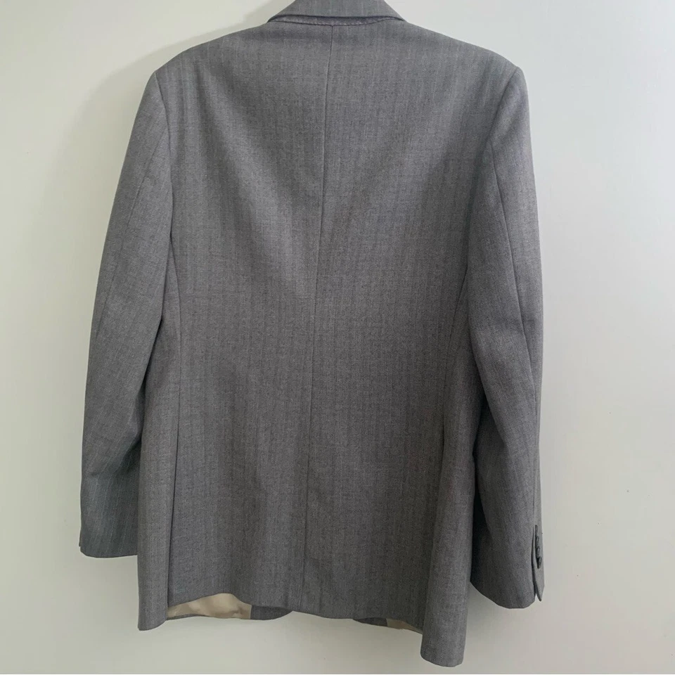 Pierre Cardin Chaqueta Abrigo Deportivo 40R Hombre’s 100% Lana Blazer 30.5 Largo Foto 3 de 4