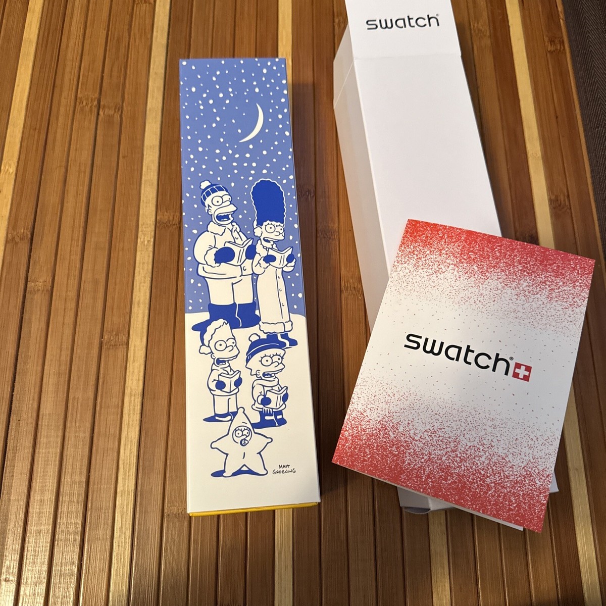 Swatch Simpsons Watch - TIDINGS OF JOY- The Simpson Collection