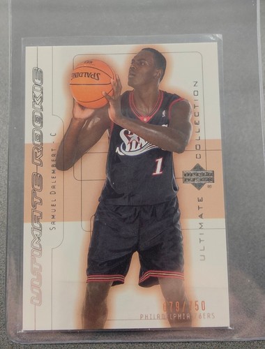 2001-02 Upper Deck Ultimate Collection #66 Samuel Dalembert 76ers Rookie RC /750