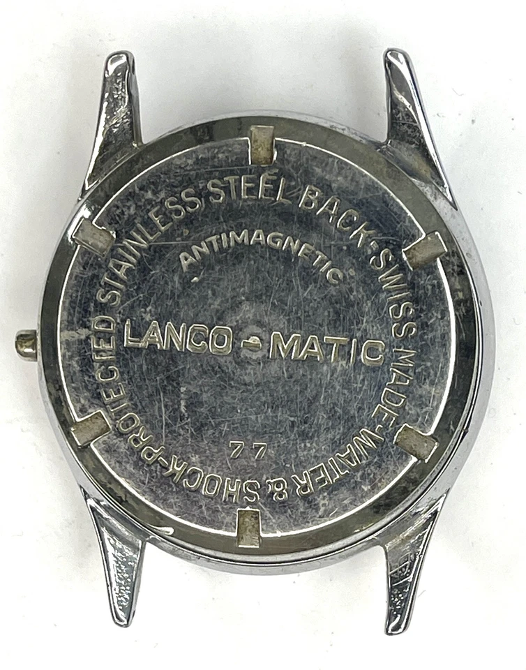 Movimento raro LANCO-MATIC 1232 martelos automáticos eixo volante bom - Imagem 4 de 4