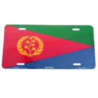 Eritrea Country Flag License Plate Eritrea Flag Auto Tag Eritrea Country Flag License Plate Eritrea Flag Auto Tag