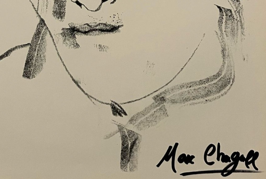 Marc Chagall Hand-Signed Original Print With COA and +$3,500 USD Appraisal.