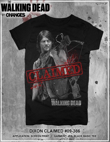 CAMISETA DE NIÑAS THE WALKING DEAD DARYL DIXON RECLAMADO WALKERS JUNIORS S-2XL - Imagen 2 de 3