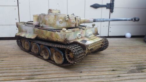 heng long 1/16 tiger 1 rc model tank winter camouflage - Picture 21 of 24