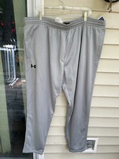 Pantalones de vellón Under Armour para hombre AUTÉNTICOS acero brezo claro 1320757-035 talla 4XL